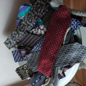 Huge Bundle of Men's 100% Silk Ties Designed for Nordstrom